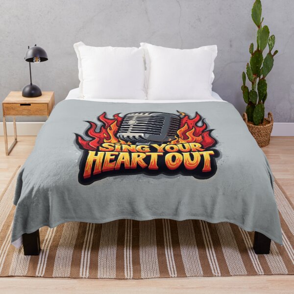 Item preview, Sing Your Heart Out: Flaming Microphone designed and sold by Jollys-ArtShop.
