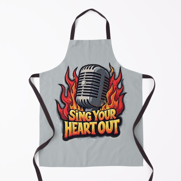Item preview, Sing Your Heart Out: Flaming Microphone designed and sold by Jollys-ArtShop.