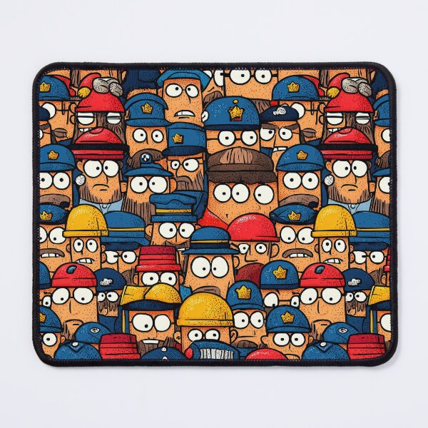 Item preview, Whimsical boat and sailor motifs in bright colors designed and sold by Piotrek0001.