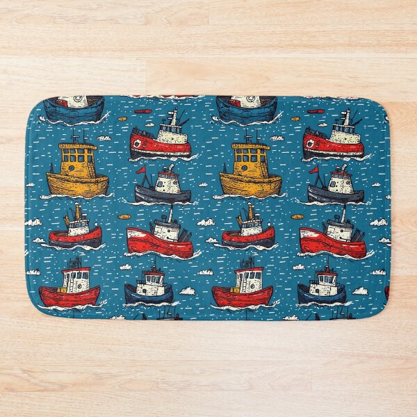 Item preview, Fun ocean graphics with whimsical maritime illustrations designed and sold by Piotrek0001.
