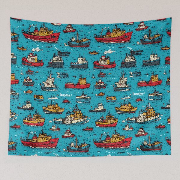 Item preview, Eye-catching maritime designs with bold colors and shapes designed and sold by Piotrek0001.