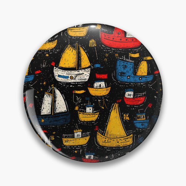 Item preview, Decorative nautical patterns with whimsical ocean themes designed and sold by Piotrek0001.