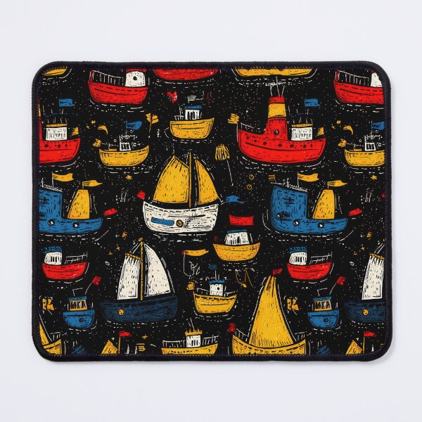 Item preview, Decorative nautical patterns with whimsical ocean themes designed and sold by Piotrek0001.