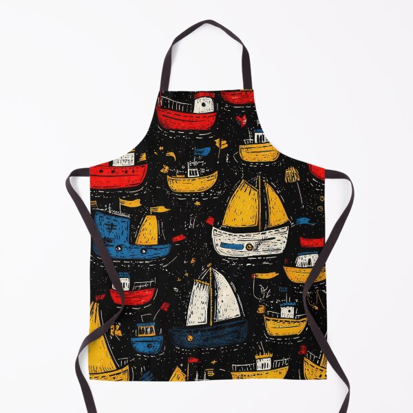 Item preview, Decorative nautical patterns with whimsical ocean themes designed and sold by Piotrek0001.
