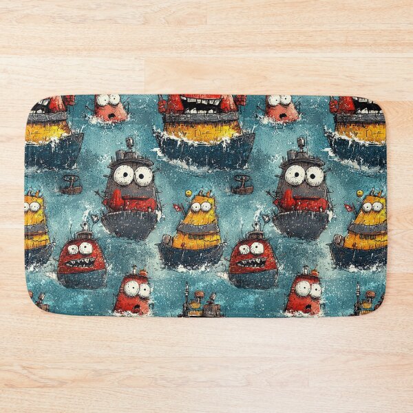 Item preview, Nautical-inspired compositions featuring anchors, waves, and ships designed and sold by Piotrek0001.