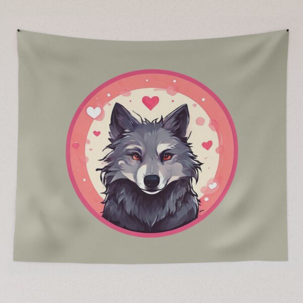 Item preview, Abstract Wolf Art designed and sold by Planetporridge.