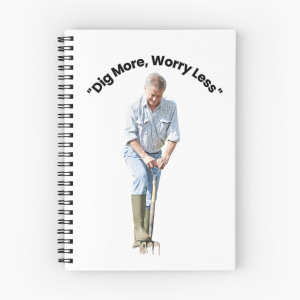 Item preview, Dig More, Worry Less - great quote for your mental health designed and sold by ValhallaPrint.