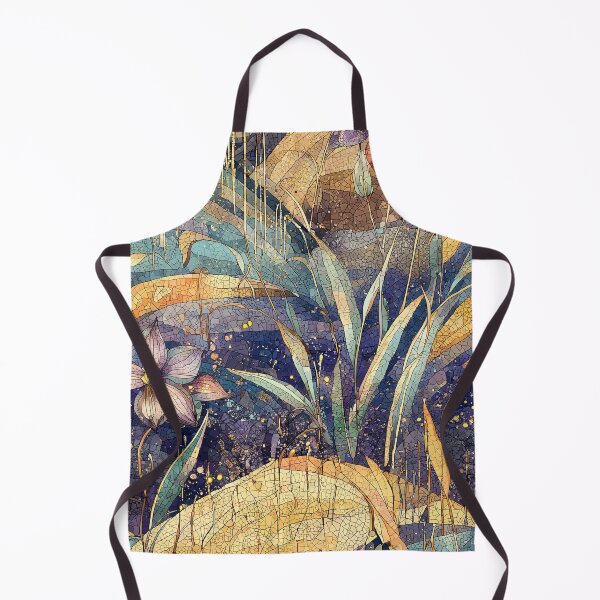 Item preview, Botanical artwork with orchids and graceful leaves designed and sold by Piotrek0001.