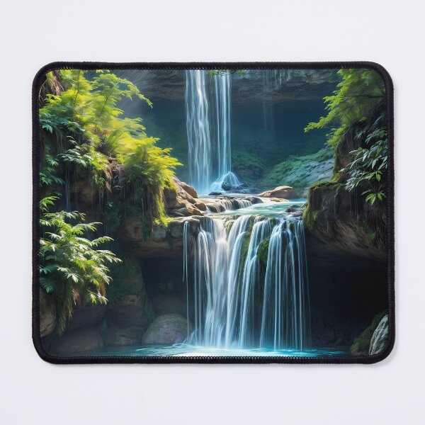 Item preview, The hidden refuge of the twin waterfalls designed and sold by Turko762.