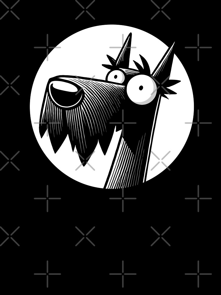 Thumbnail 7 of 7, Oversized T-Shirt, Scottish Terrier "SCOTTIE" Quirky Illustration designed and sold by K9ish.