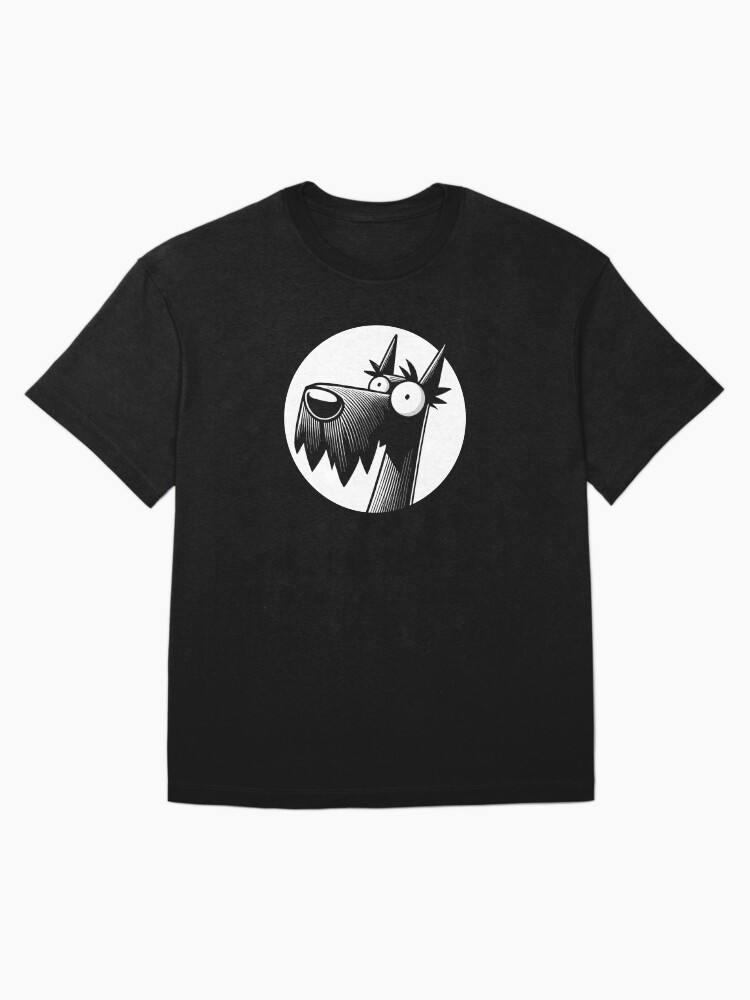 Thumbnail 3 of 7, Oversized T-Shirt, Scottish Terrier "SCOTTIE" Quirky Illustration designed and sold by K9ish.