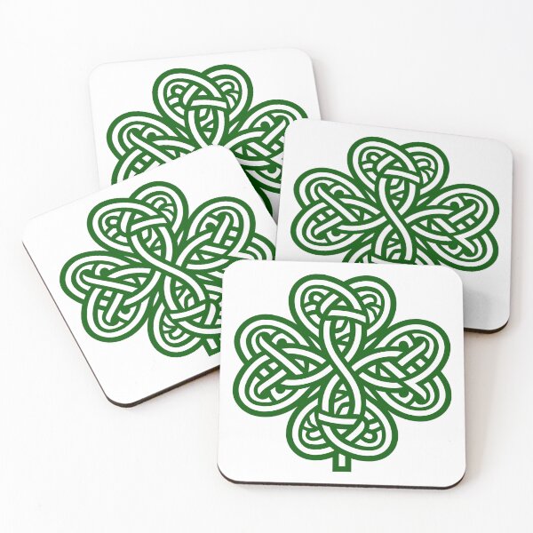 Item preview, Celtic Knot Shamrock Emblem designed and sold by theartfulaspie.