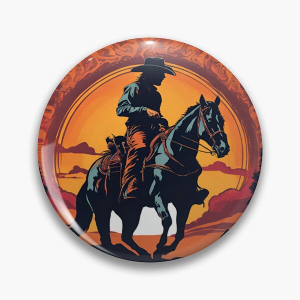 Item preview, Vaquero al atardecer designed and sold by Tenpaces.