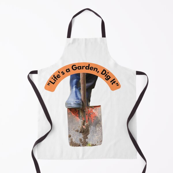 Item preview, "Gardening Inspiration – 'Life's a Garden, Dig It' with Shovel Art" designed and sold by ValhallaPrint.