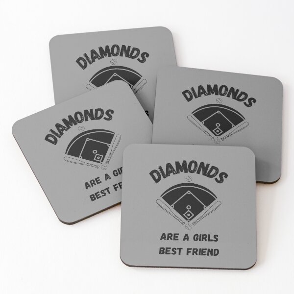 Item preview, Diamonds Are a Girl's Best Friend Baseball T-Shirt designed and sold by DucksOnAPond.