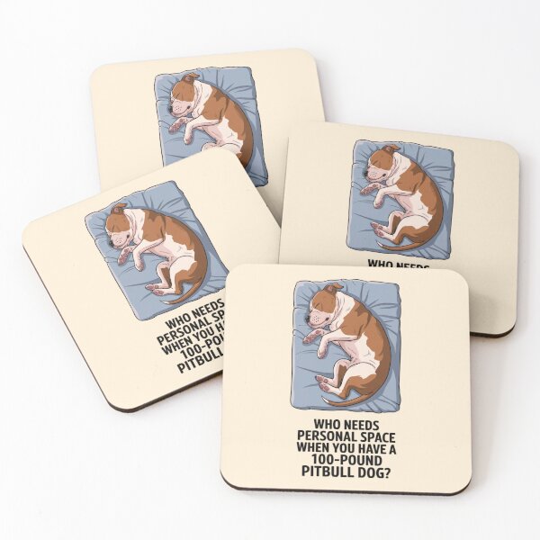 Item preview, Who needs personal space when you have a 100-pound Pitbull dog designed and sold by 123ks.