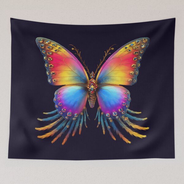 Item preview, Bohemian Gemstone Butterfly designed and sold by Dakson Design - Fantasy Art.
