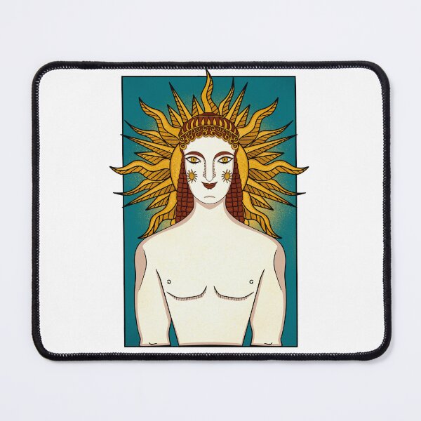 Item preview, Apollo and Sun - Greek Mythology Art Inspired by Kouros designed and sold by Ancient-Tales.