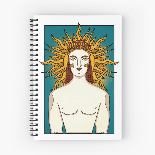 Item preview, Apollo and Sun - Greek Mythology Art Inspired by Kouros designed and sold by Ancient-Tales.