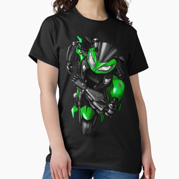 Kawasaki Ninja 300 (Lime Green & Ebony) for Motorcycle Riders Classic T-Shirt