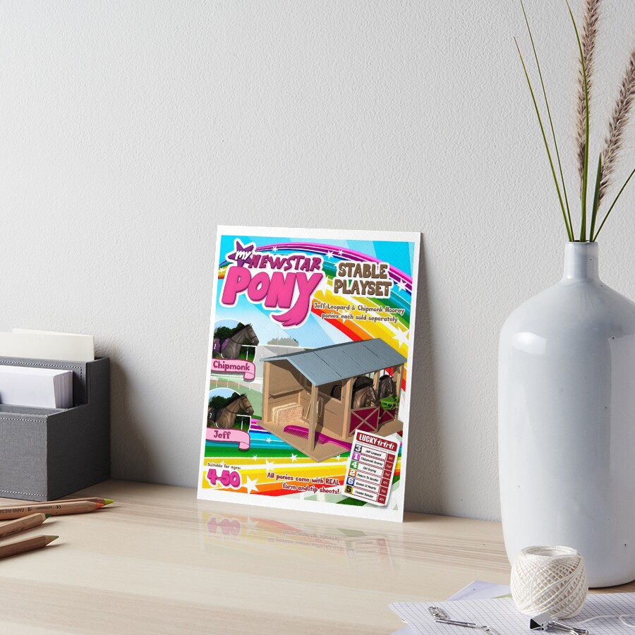 Item preview, Art Board Print designed and sold by NewStarGames.