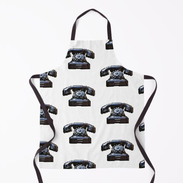 Item preview, pixelated telephone black colour designed and sold by strbpn.