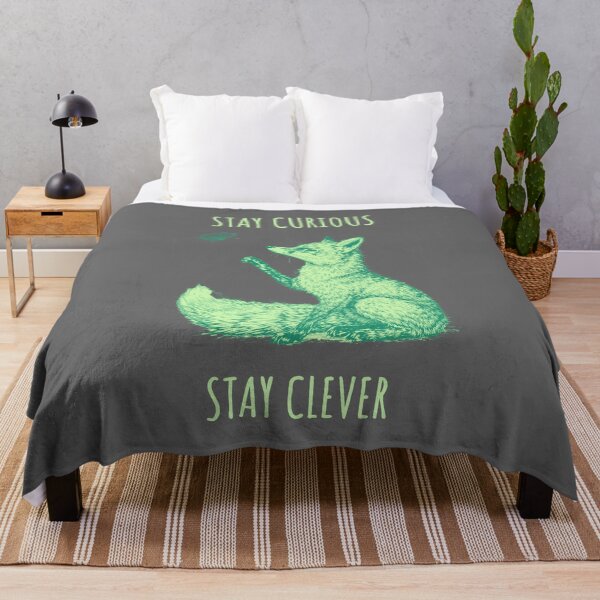 Item preview, Stay Curious Stay Clever - Fox Animales designed and sold by Wildom.