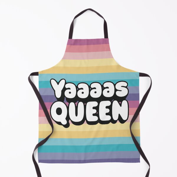 Item preview, Yaaaas Queen pastel rainbow designed and sold by Giddy Kipper.