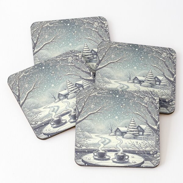 Item preview, White Silence: The Warmth of Coffee designed and sold by Lozafly.