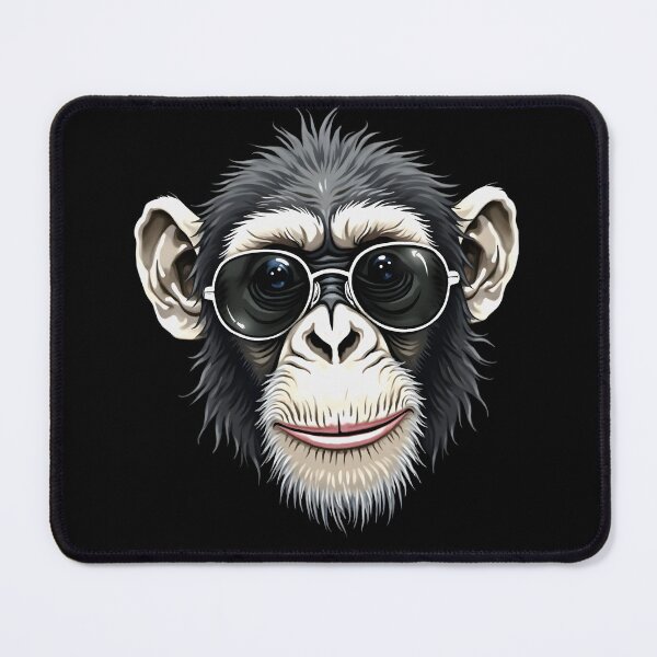 Item preview, Sunglasses Chimpanzee Animal Funny Monkey chimpanzee designed and sold by SlocifieShop.