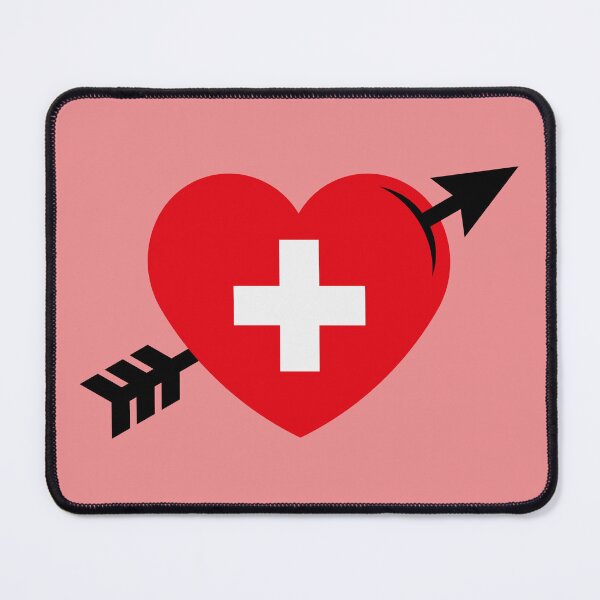 Item preview, Heart - Swiss Cross - Arrow (I Love Switzerland / 3C) designed and sold by MrFaulbaum.