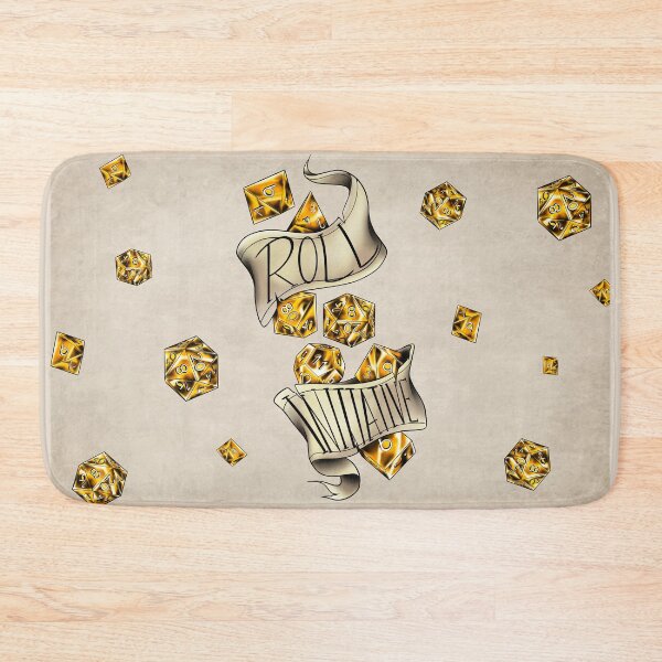 Item preview, DnD Roll Initiative (yellow) designed and sold by RetroCoven.