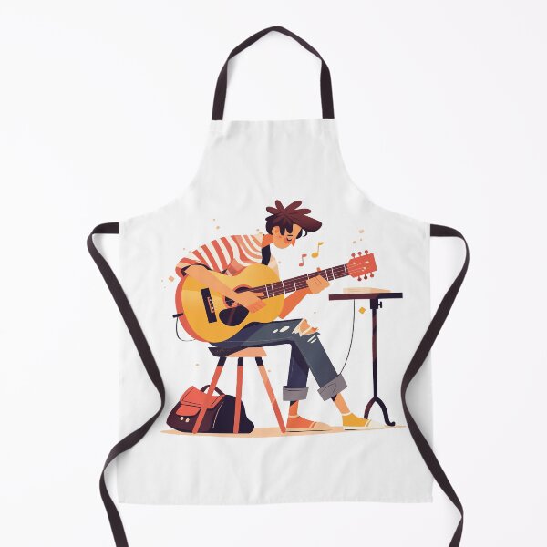 Item preview, Illustration of a boy playing the guitar designed and sold by Redboof.