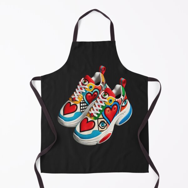 Item preview, Miró-Inspired Valentine's Day Abstract Expressionist Sneakers Reloaded Premium Trendy Best Gift designed and sold by Imaginarium of Chaos falcon88 .