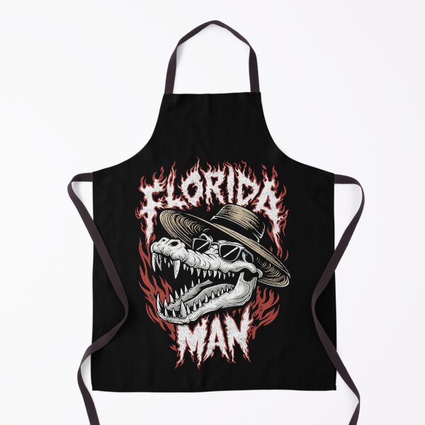 Item preview, Funny Alligator Death Metal Florida Man designed and sold by Mystikos Art.