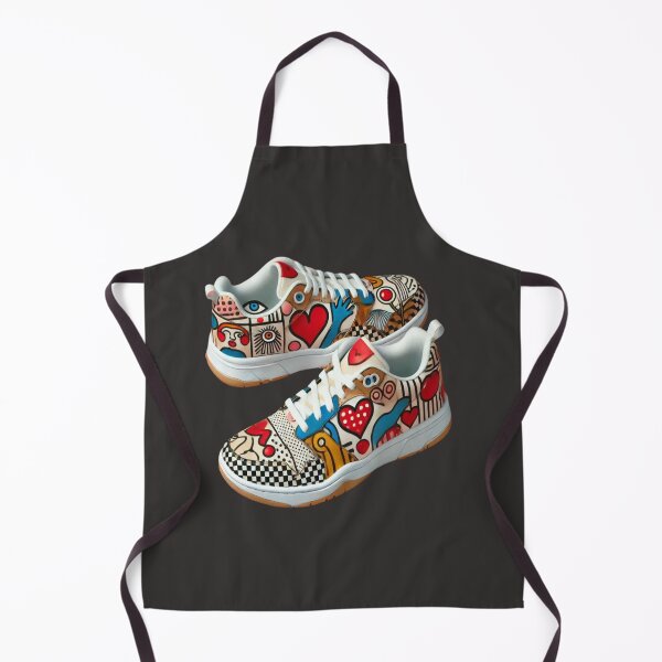 Item preview, Miró-Inspired Valentine's Day Surrealist Sneakers Reloaded Premium Trendy Best Gift designed and sold by Imaginarium of Chaos falcon88 .