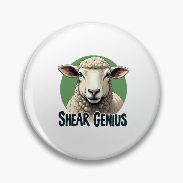 Item preview, Shear Genius - Sheep Shearer Pun Humour designed and sold by TeesYouWant.