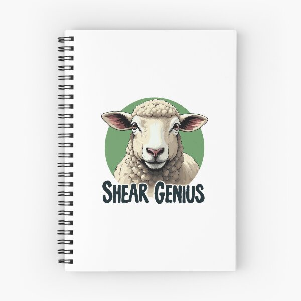 Item preview, Shear Genius - Sheep Shearer Pun Humour designed and sold by TeesYouWant.