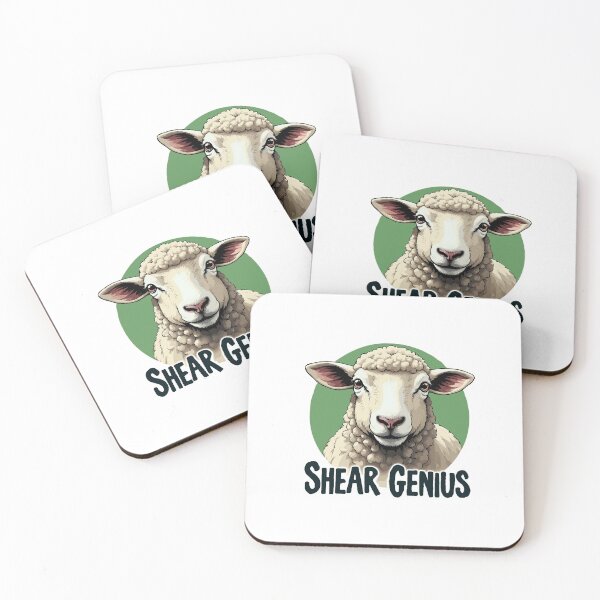 Item preview, Shear Genius - Sheep Shearer Pun Humour designed and sold by TeesYouWant.