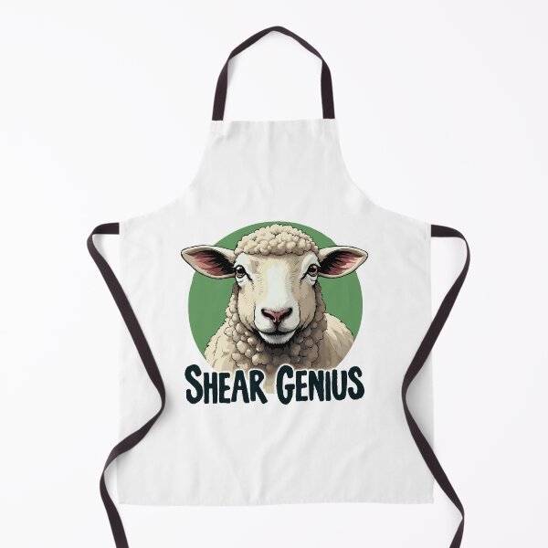 Item preview, Shear Genius - Sheep Shearer Pun Humour designed and sold by TeesYouWant.