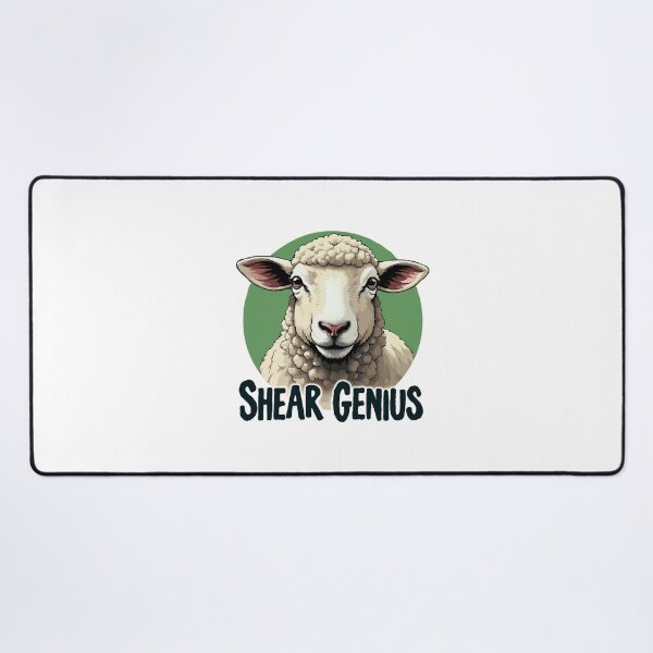 Item preview, Shear Genius - Sheep Shearer Pun Humour designed and sold by TeesYouWant.