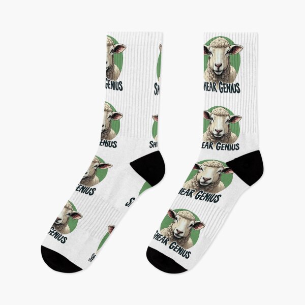 Item preview, Shear Genius - Sheep Shearer Pun Humour designed and sold by TeesYouWant.