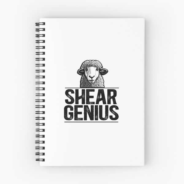 Item preview, Shear Genius - Sheep Shearing Pun designed and sold by TeesYouWant.