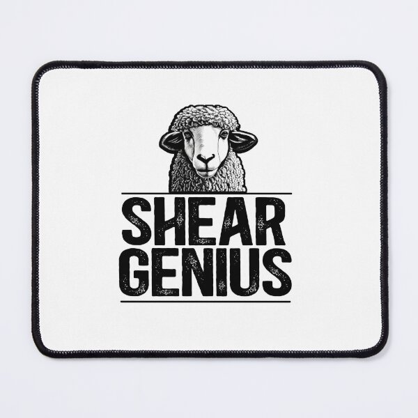 Item preview, Shear Genius - Sheep Shearing Pun designed and sold by TeesYouWant.