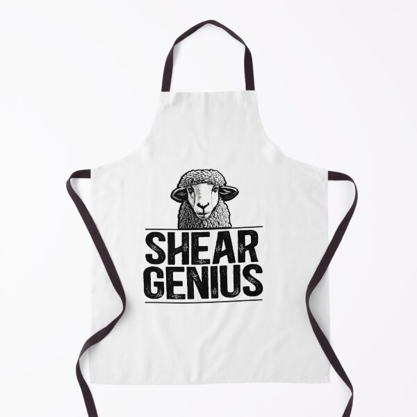 Item preview, Shear Genius - Sheep Shearing Pun designed and sold by TeesYouWant.