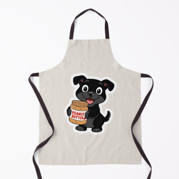 Item preview, Black Dog having Peanut Butter| Nutty Buddy Spread | Gobble Gala designed and sold by Kids GobbleGala.