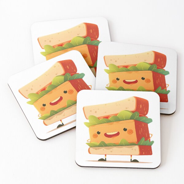 Item preview, Illustration of the character of a sandwich designed and sold by Redboof.