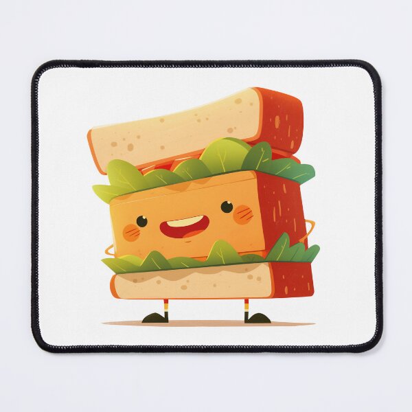 Item preview, Illustration of the character of a sandwich designed and sold by Redboof.