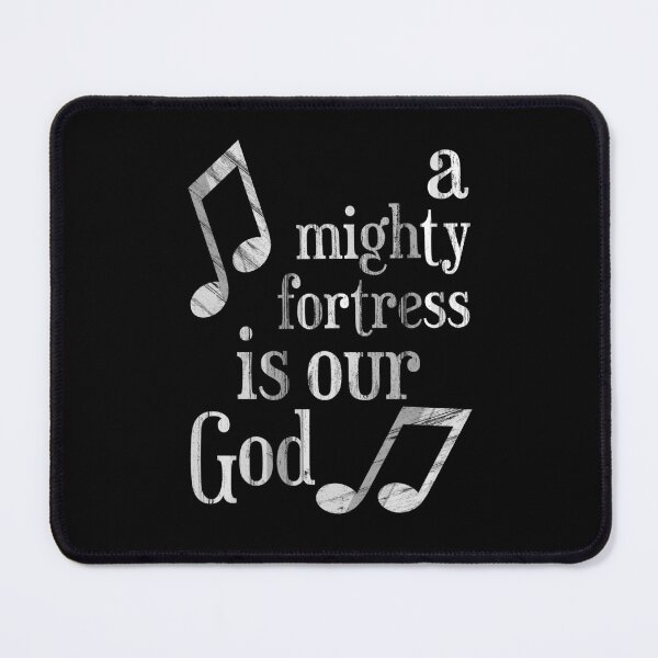 Item preview, A Mighty Fortress Is Our God Martin Luther Hymn Christian Design designed and sold by Angela Dow.