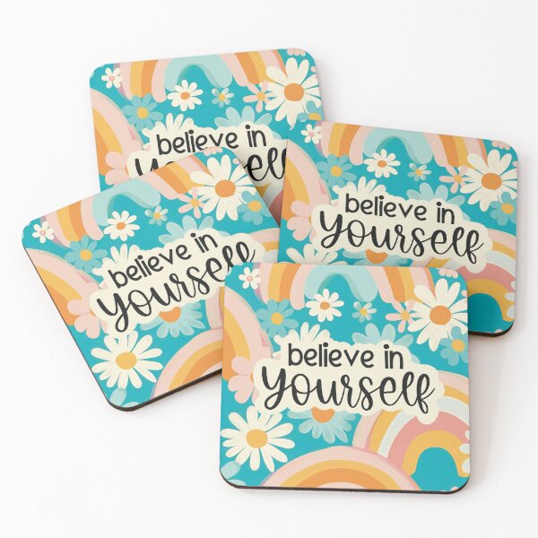 Item preview, Believe In Yourself floral design designed and sold by Giddy Kipper.